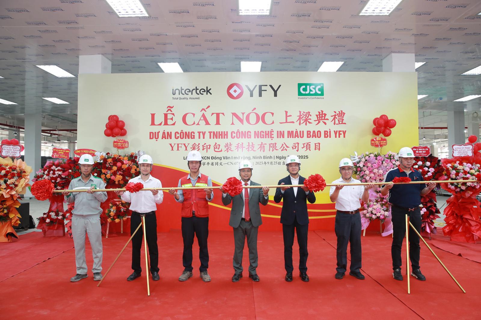 LỄ CẤT NÓC DỰ ÁN YFY HÀ NAM – HÀNH TRÌNH HỢP TÁC BỀN VỮNG 